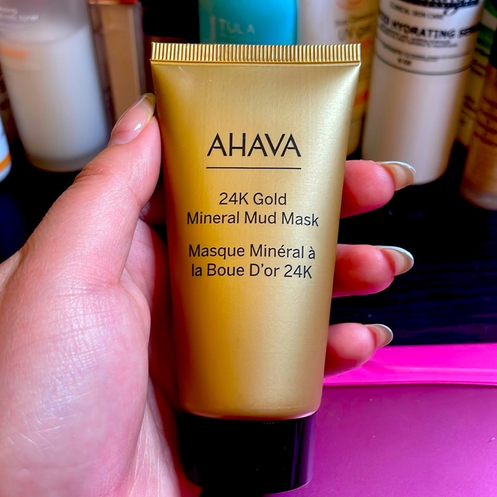 AHAVA 24K gold mineral mud mask